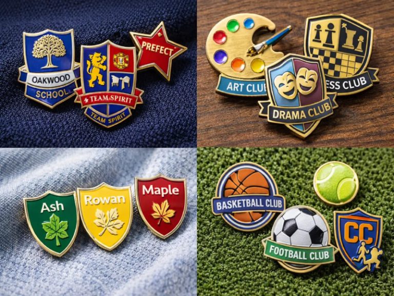 Custom Pin Badges For Schools And Clubs