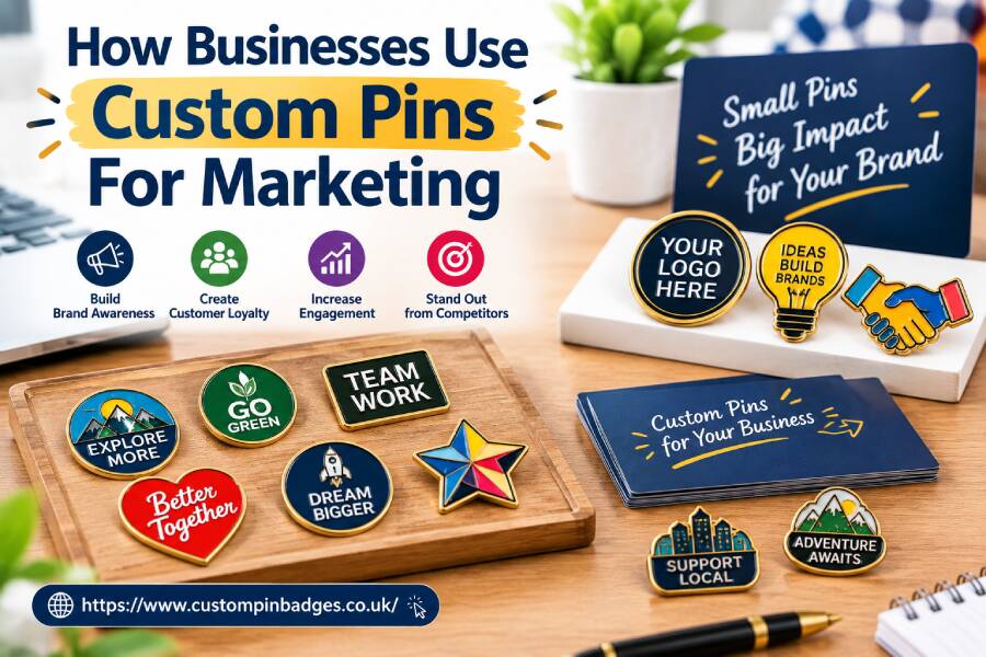 How Businesses Use Custom Pins For Marketing